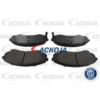 Jeu de 4 plaquettes de frein avant ACKOJA A52-0143