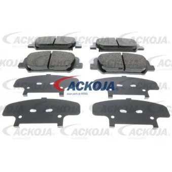 Jeu de 4 plaquettes de frein avant ACKOJA A52-0294