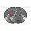 Jeu de 2 disques de frein arrière ACKOJA A52-40006 - Visuel 1