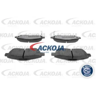 Jeu de 4 plaquettes de frein avant ACKOJA A70-0030