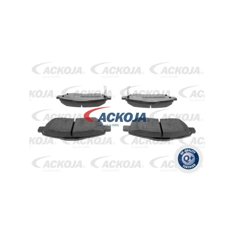 Jeu de 4 plaquettes de frein avant ACKOJA A70-0030