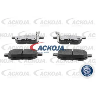 Jeu de 4 plaquettes de frein arrière ACKOJA A70-0038