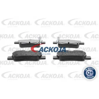 Jeu de 4 plaquettes de frein arrière ACKOJA A70-0090