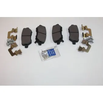 Jeu de 4 plaquettes de frein arrière AUTOMEGA 120083810