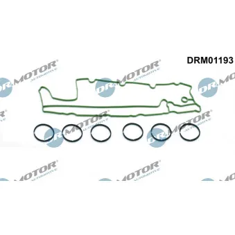 Jeu de joints d'étanchéité, couvercle de culasse Dr.Motor DRM01193