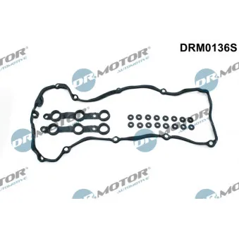 Jeu de joints d'étanchéité, couvercle de culasse Dr.Motor DRM0136S