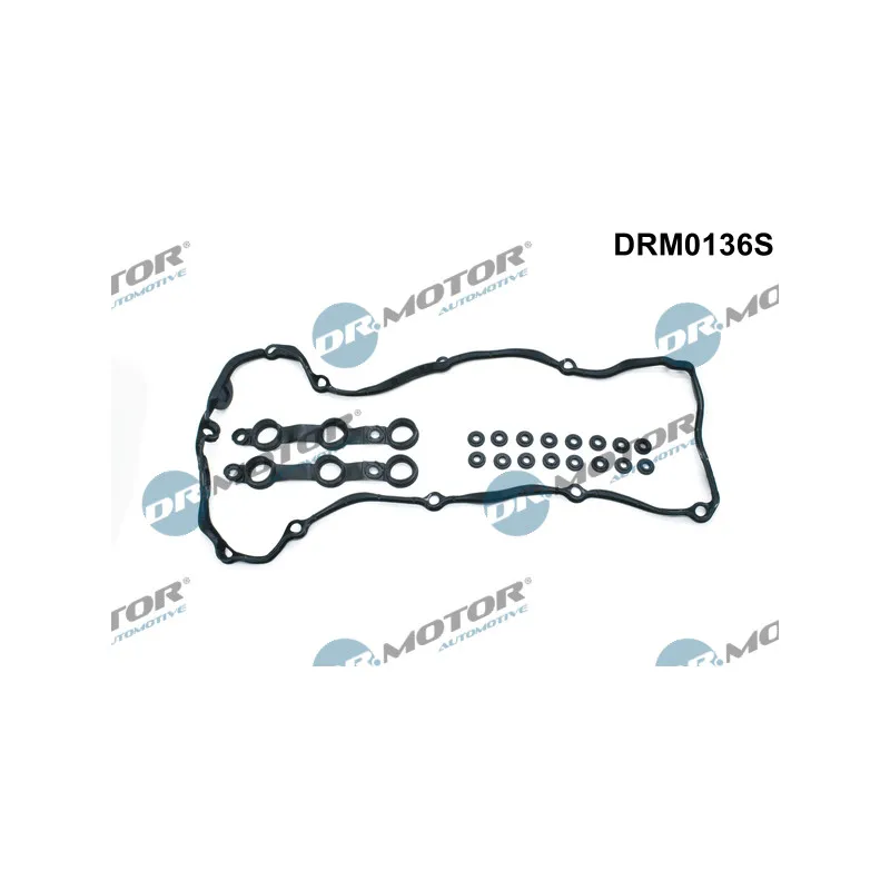 Jeu de joints d'étanchéité, couvercle de culasse Dr.Motor DRM0136S