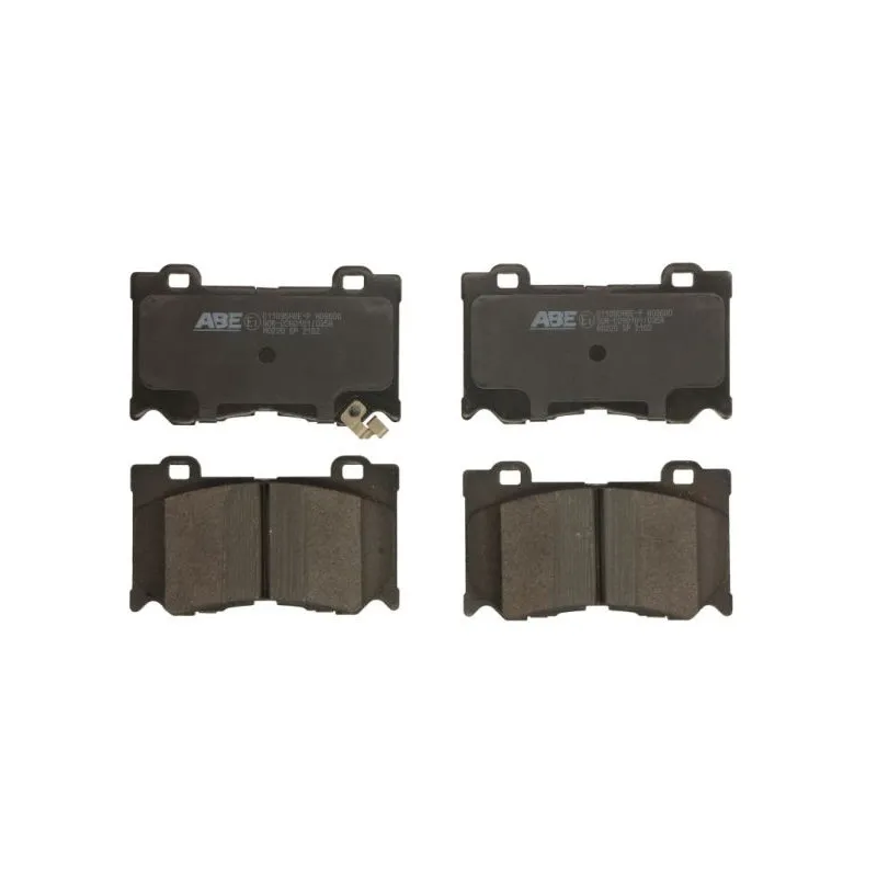 Jeu de 4 plaquettes de frein avant ABE C11095ABE-P
