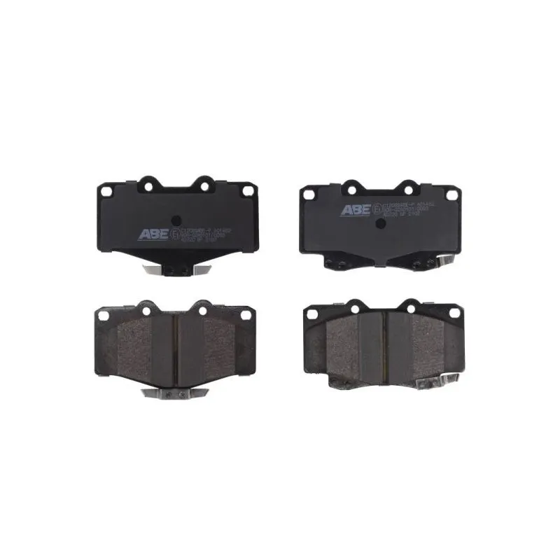 Jeu de 4 plaquettes de frein avant ABE C12089ABE-P