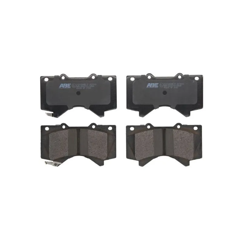 Jeu de 4 plaquettes de frein avant ABE C12129ABE-P