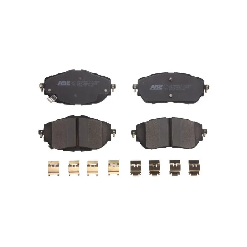 Jeu de 4 plaquettes de frein avant ABE C12139ABE-P