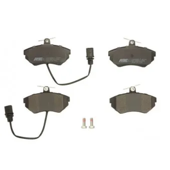Jeu de 4 plaquettes de frein avant ABE C1A028ABE-P