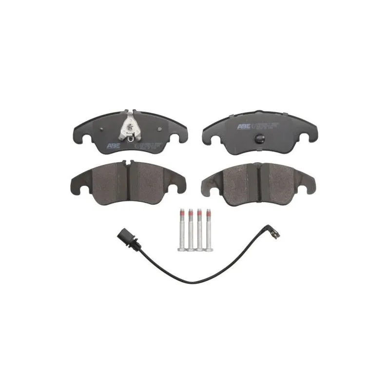 Jeu de 4 plaquettes de frein avant ABE C1A045ABE-P