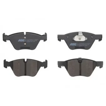 Jeu de 4 plaquettes de frein avant ABE C1B016ABE-P