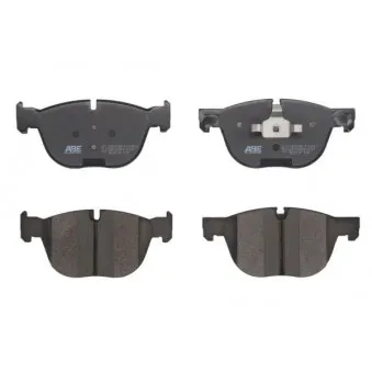 Jeu de 4 plaquettes de frein avant ABE C1B025ABE-P