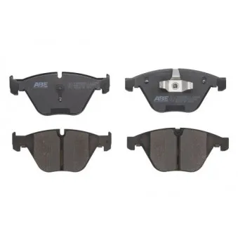 Jeu de 4 plaquettes de frein avant ABE C1B026ABE-P