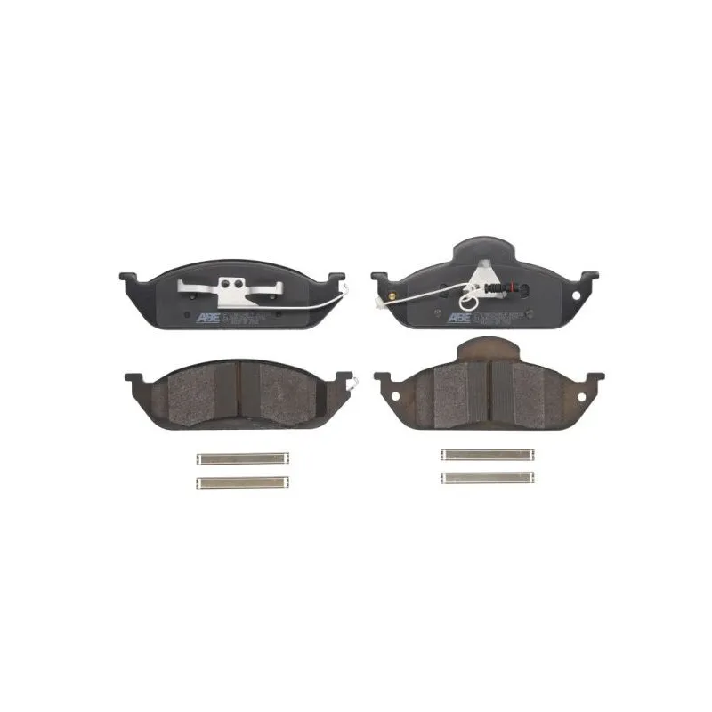 Jeu de 4 plaquettes de frein avant ABE C1M023ABE-P
