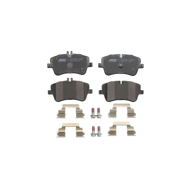 Jeu de 4 plaquettes de frein avant ABE C1M025ABE-P