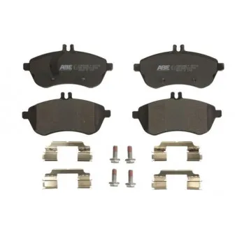 Jeu de 4 plaquettes de frein avant ABE C1M056ABE-P