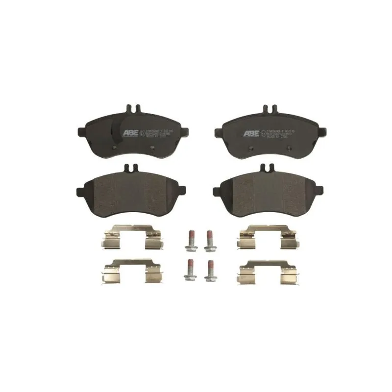 Jeu de 4 plaquettes de frein avant ABE C1M056ABE-P