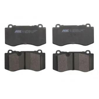 Jeu de 4 plaquettes de frein avant ABE C1M057ABE-P