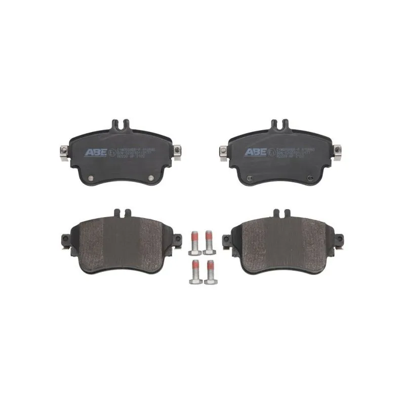 Jeu de 4 plaquettes de frein avant ABE C1M059ABE-P