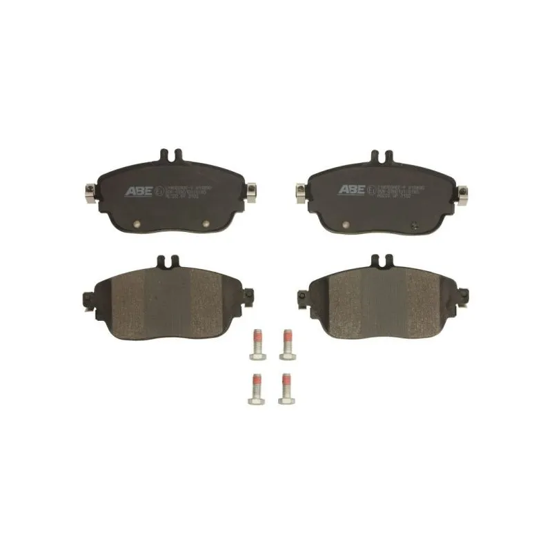 Jeu de 4 plaquettes de frein avant ABE C1M060ABE-P