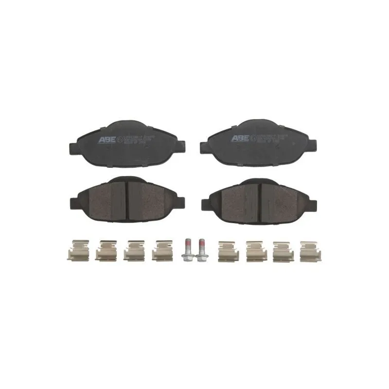 Jeu de 4 plaquettes de frein avant ABE C1P047ABE-P