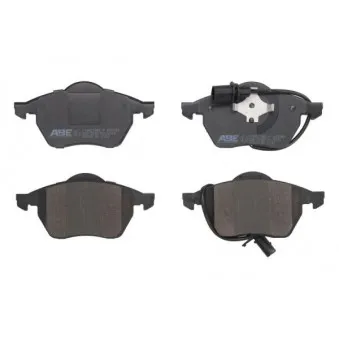 Jeu de 4 plaquettes de frein avant ABE C1W027ABE-P