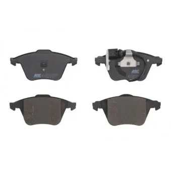 Jeu de 4 plaquettes de frein avant ABE C1W076ABE-P