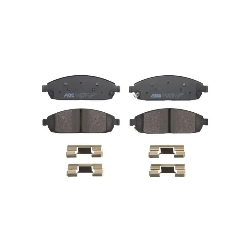 Jeu de 4 plaquettes de frein avant ABE C1Y026ABE-P