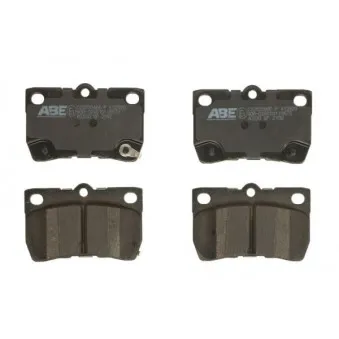 Jeu de 4 plaquettes de frein arrière ABE C22033ABE-P