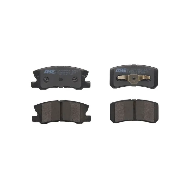 Jeu de 4 plaquettes de frein arrière ABE C25010ABE-P