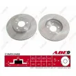Jeu de 2 disques de frein avant ABE C3M052ABE-P - Visuel 1