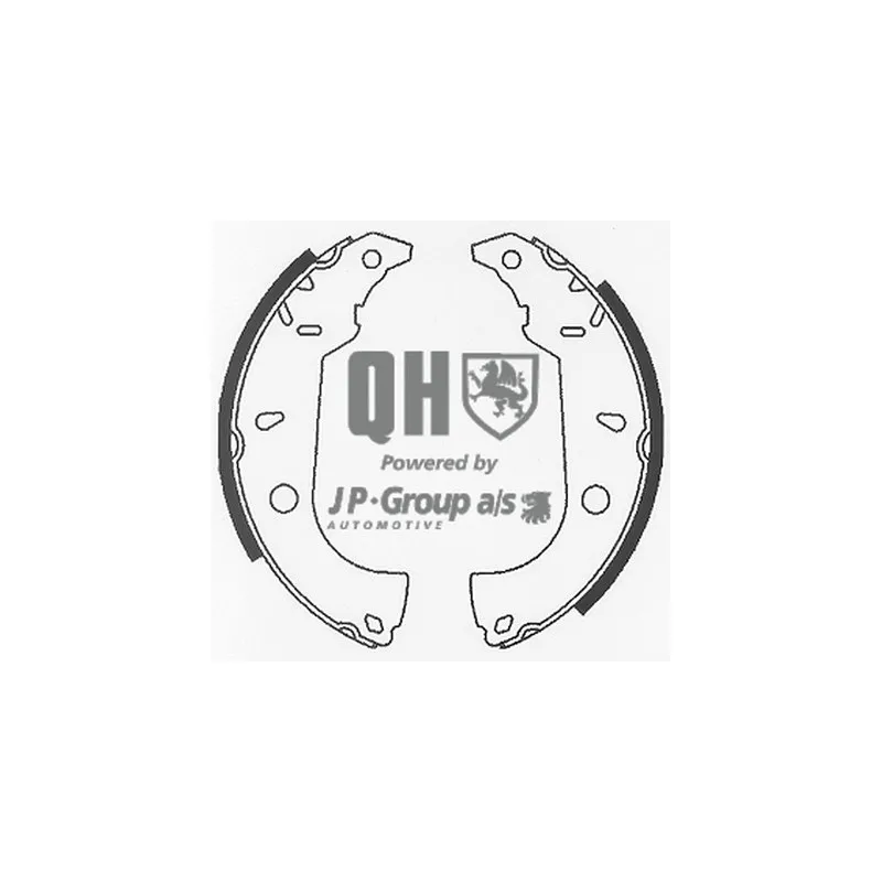 Jeu de mâchoires de frein JP GROUP 3363900110