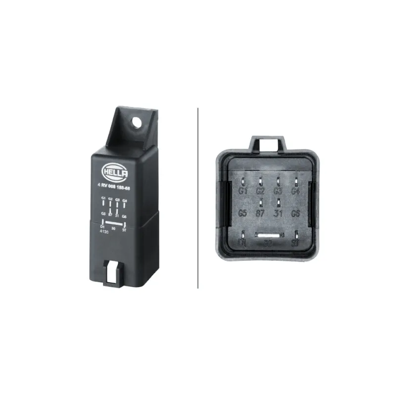 Appareil de commande, temps de préchauffage HELLA 4RV 008 188-681