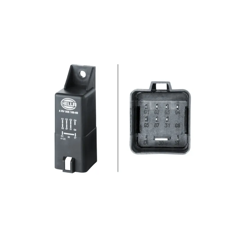 Appareil de commande, temps de préchauffage HELLA 4RV 008 188-691