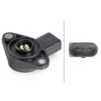 Capteur, volet inverseur du tuyau d'admission HELLA 6PD 012 754-001