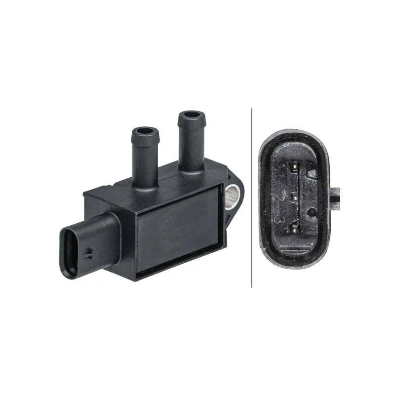 Capteur, pression des gaz échappement HELLA 6PP 009 403-221