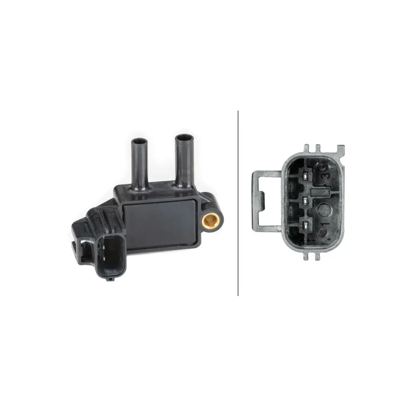 Capteur, pression des gaz échappement HELLA 6PP 009 409-341