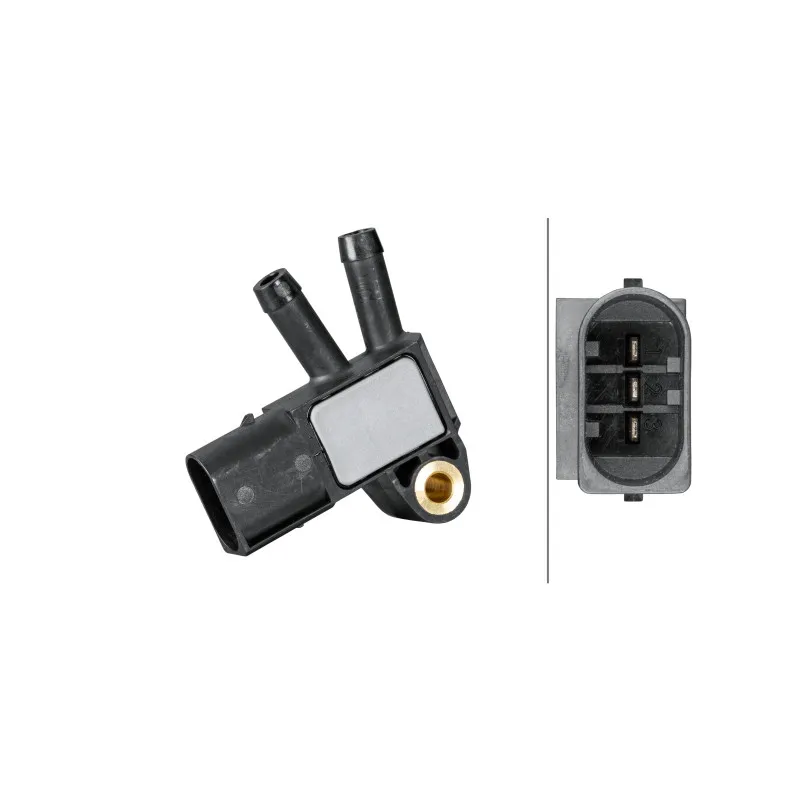 Capteur, pression des gaz échappement HELLA 6PP 009 409-351