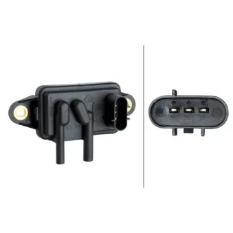 Capteur, pression des gaz échappement HELLA 6PP 009 409-391