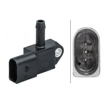 Capteur, pression des gaz échappement HELLA 6PP 009 409-591