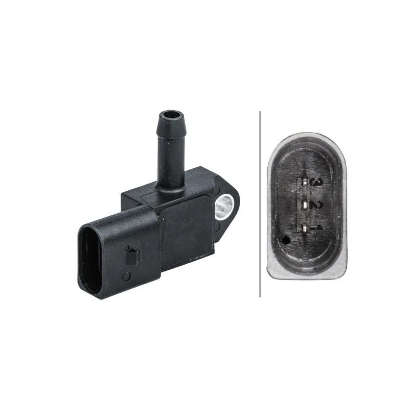 Capteur, pression des gaz échappement HELLA 6PP 009 409-591