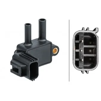 Capteur, pression des gaz échappement HELLA 6PP 009 409-601