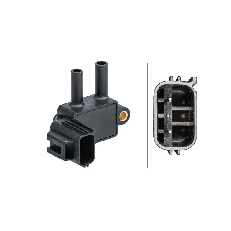 Capteur, pression des gaz échappement HELLA 6PP 009 409-601
