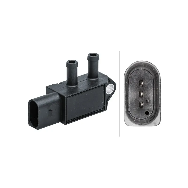 Capteur, pression des gaz échappement HELLA 6PP 009 409-621