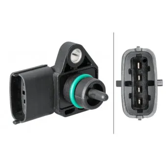 Capteur, pression de suralimentation HELLA 6PP 358 152-031