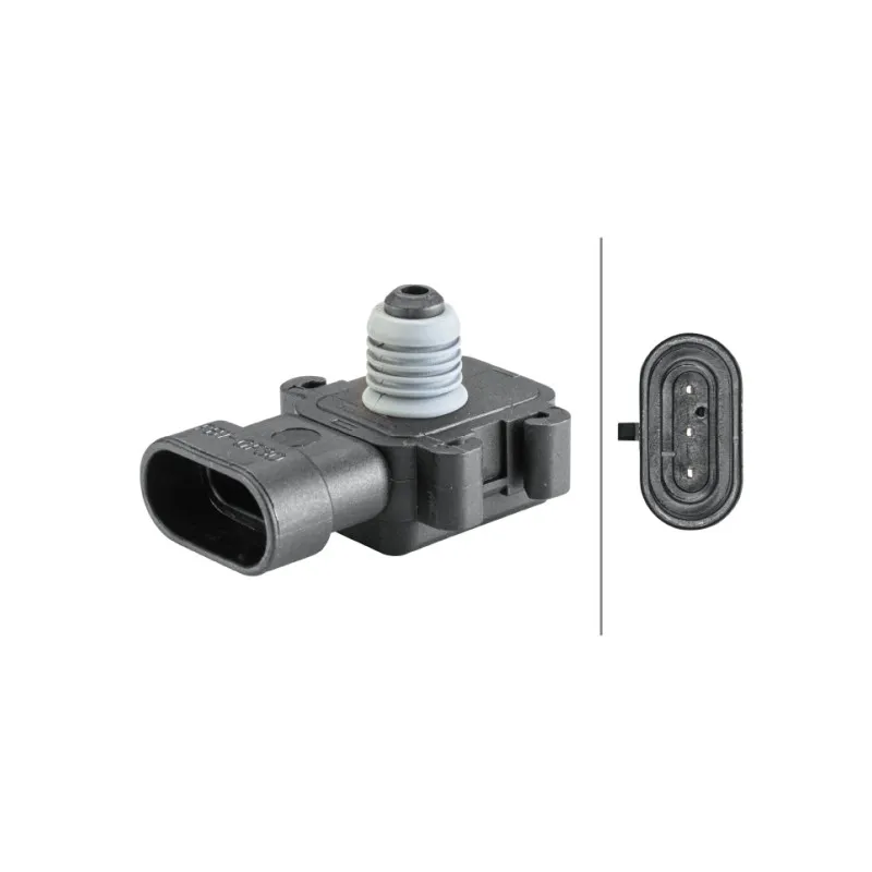 Capteur, pression de suralimentation HELLA 6PP 358 152-131