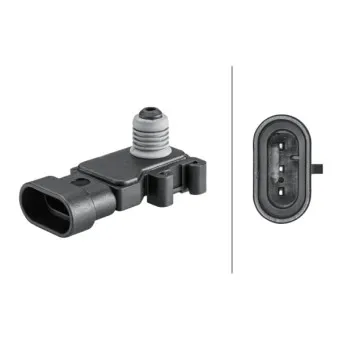 Capteur, pression de suralimentation HELLA 6PP 358 152-141